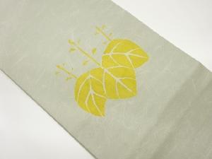 塩瀬金彩桐模様名古屋帯